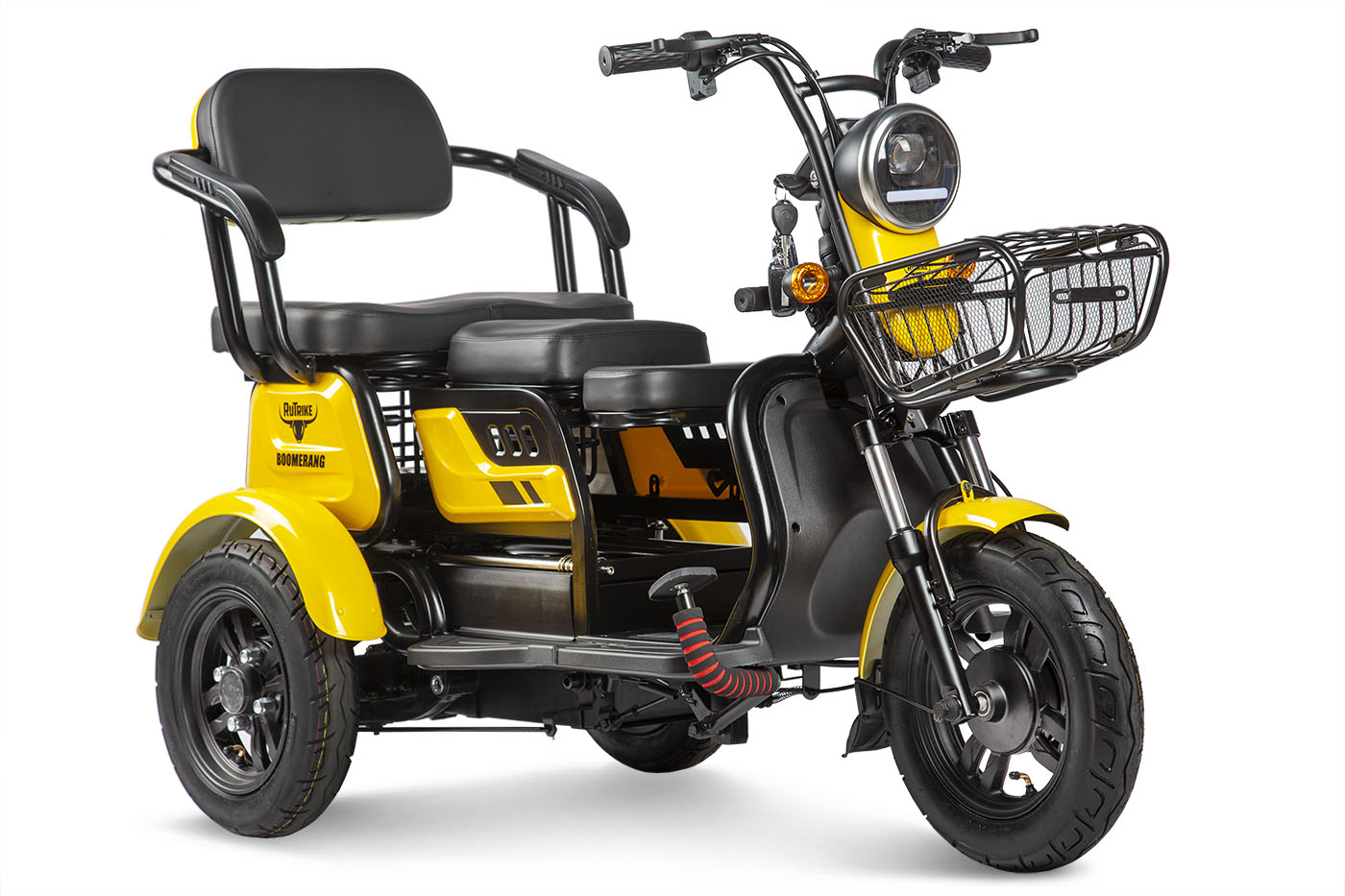 Электротрицикл Rutrike Бумеранг Белый-3241