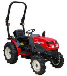 Минитрактор Mitsubishi MT1800 на газонной резине