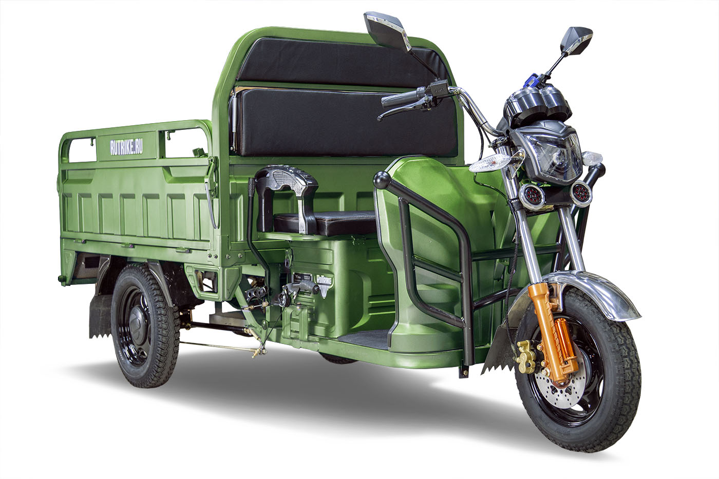 Грузовой электротрицикл Rutrike Дукат 1500 60V1000W Зеленый-1968
