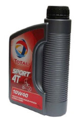 Масло Total Sport 4T 10W/40 1л п/синт.