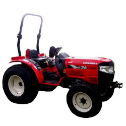 Минитрактор  Mitsubishi MT36 на газонной резине